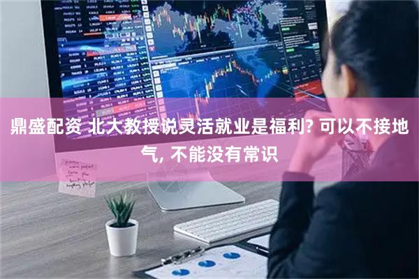 鼎盛配资 北大教授说灵活就业是福利? 可以不接地气, 不能没有常识